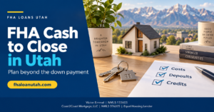 FHA cash to close planning checklist for Utah homebuyers.